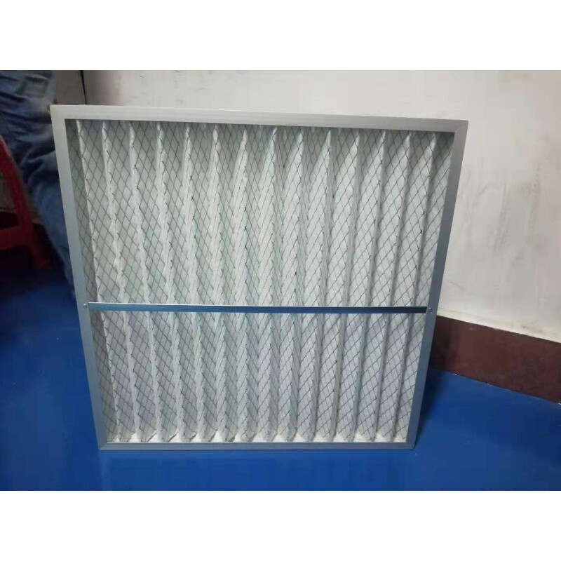 初效板式過濾器中效袋式除塵無紡布F7空氣過濾空調(diào)防塵過濾網(wǎng) 板式角碼46mm(20件)